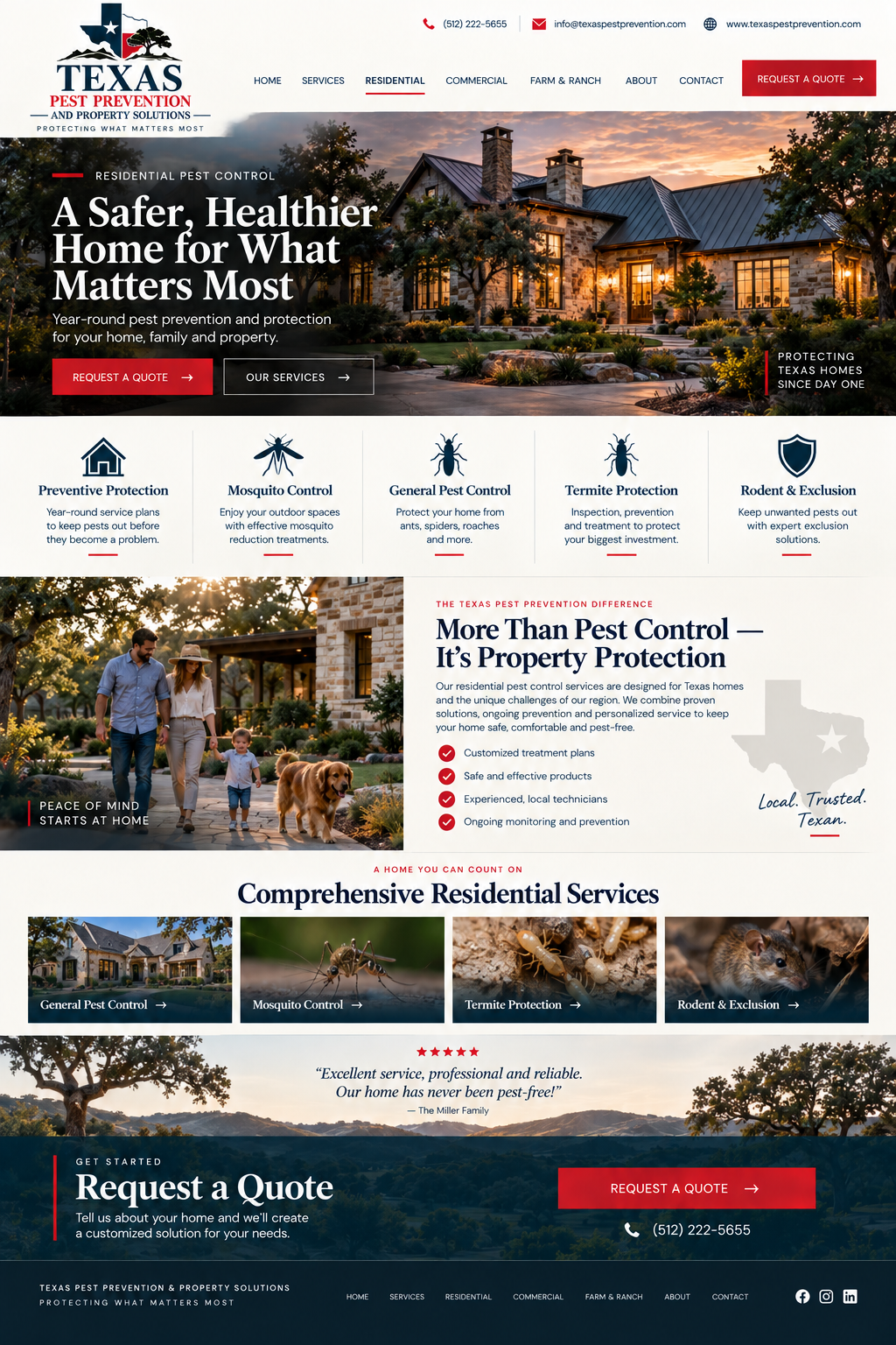 Residential | Texas Pest Prevention
