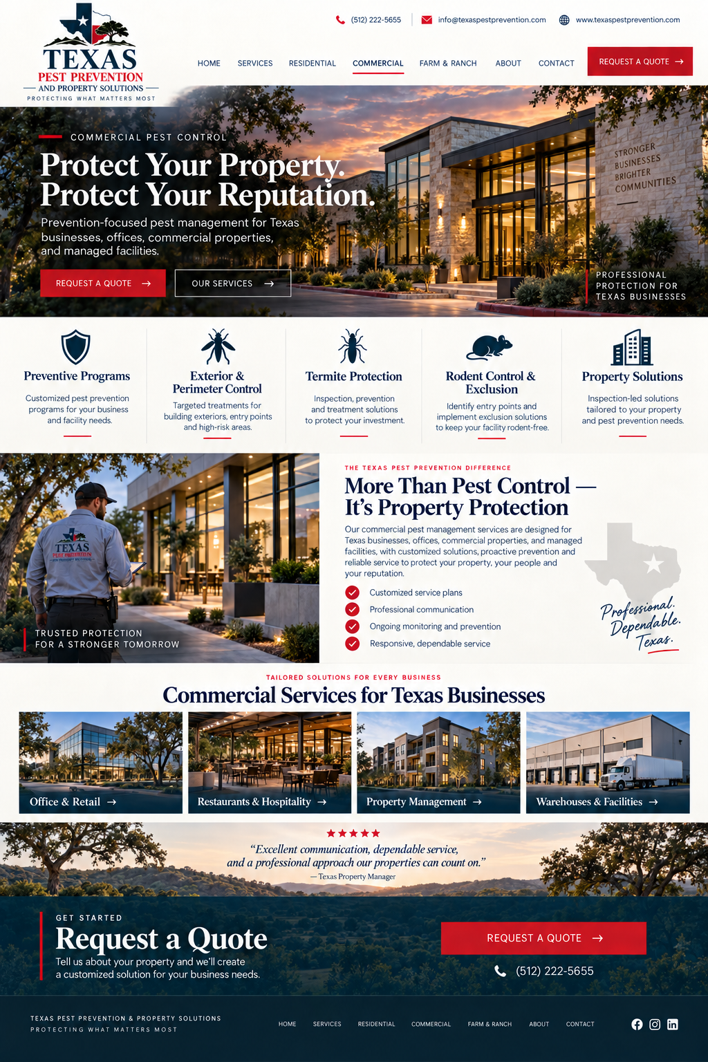 Commercial | Texas Pest Prevention