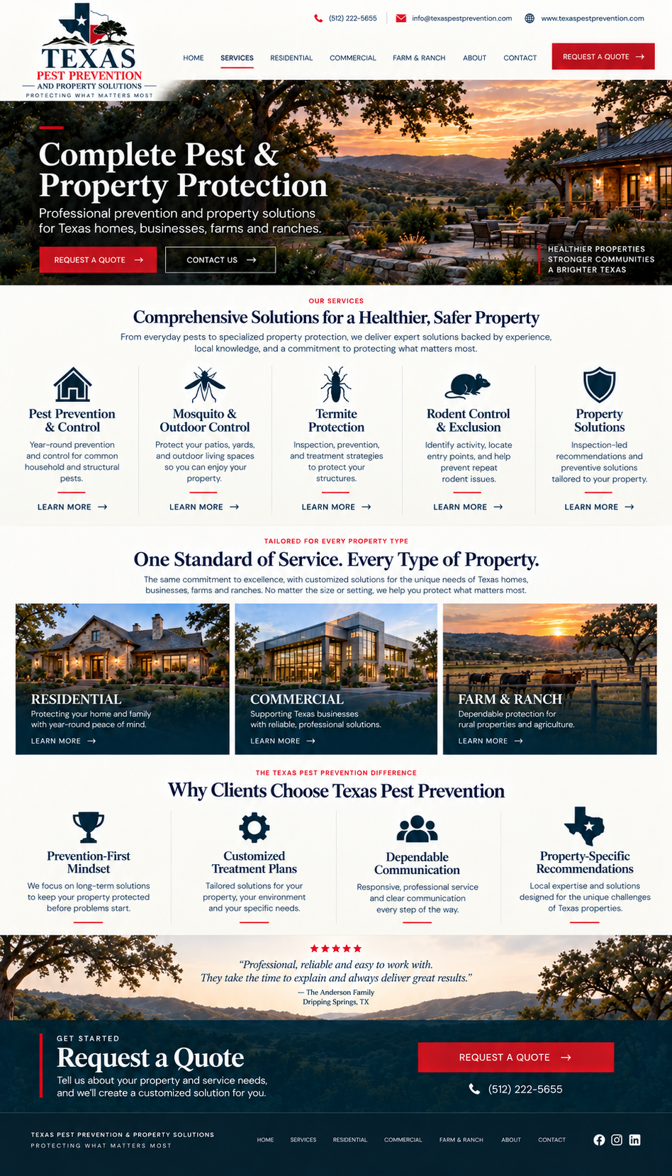 Services | Texas Pest Prevention
